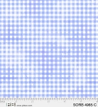 Sorbet Gingham 4985 C Med Blue P and B Textiles